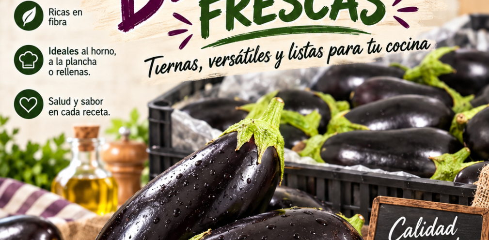 Berenjenas frescas en Frujuaida